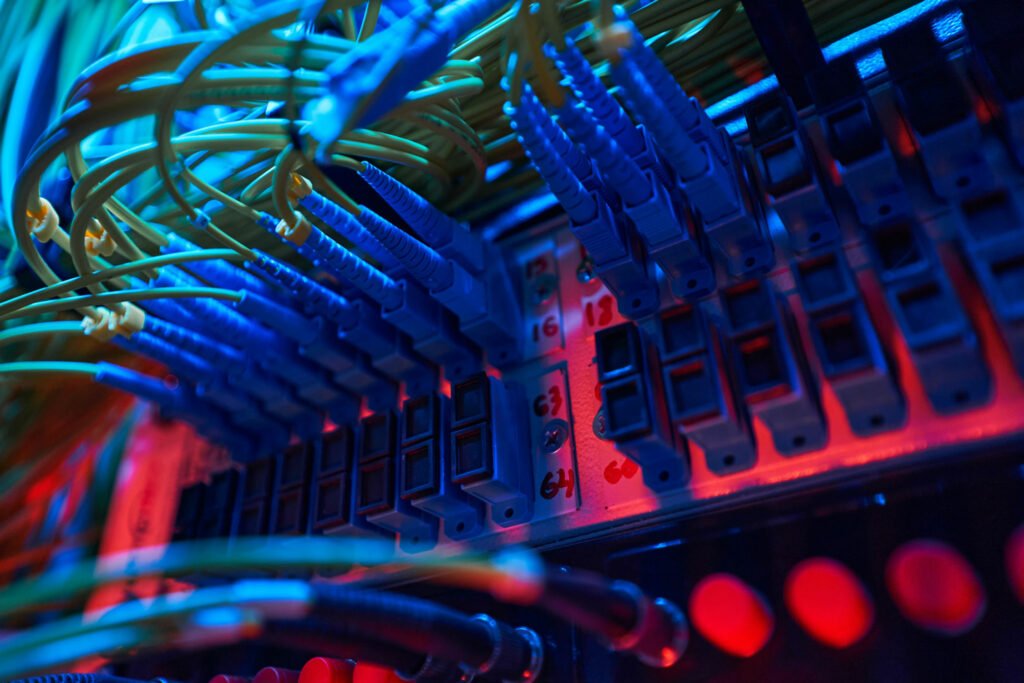 neon wiring connected to ports