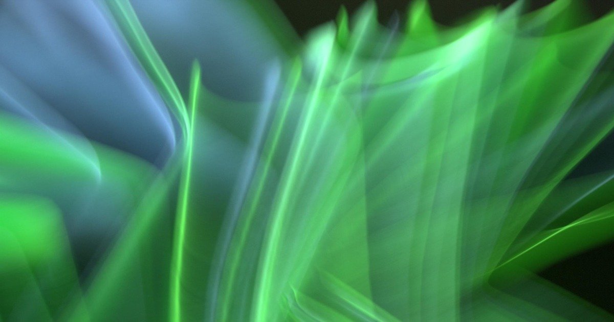 abstract tech green